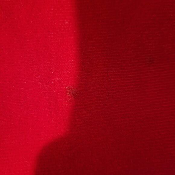 Vintage Bill Tice Robe Red Velour Housecoat Velvet Loungewear Caftan Size Medium - Picture 9 of 16